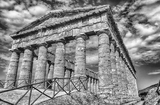 Greek Temple of Segesta, Sicily, Italy summer 2014