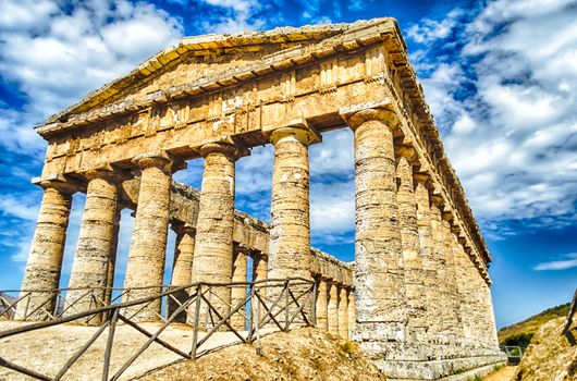 Greek Temple of Segesta, Sicily, Italy summer 2014