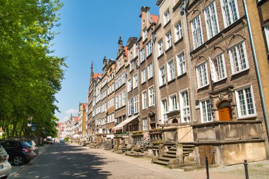 Old town in city of Gdansk, 21.05.2014, Poland