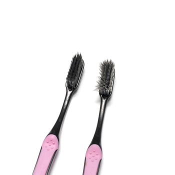 tooth brush on a white background