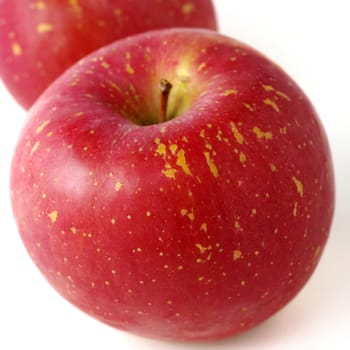 Fresh Japanese apple isolated on white background