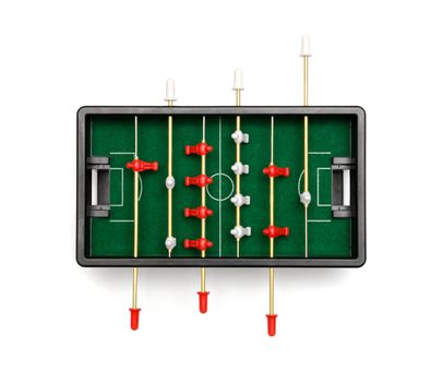 table football on a white background