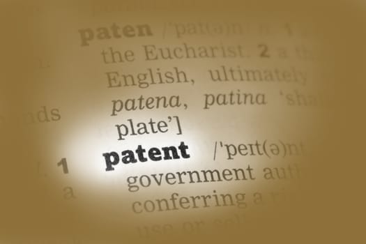 Patent Dictionary Definition single word with soft focus