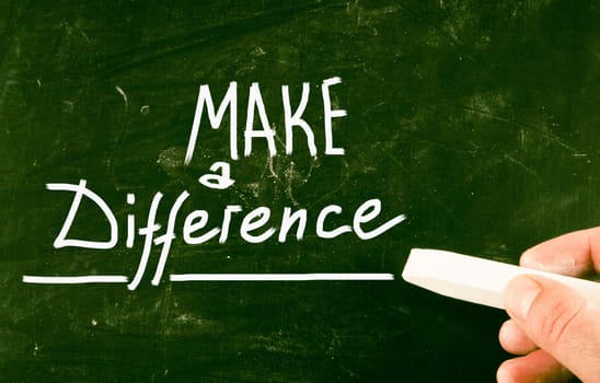 make a difference concept