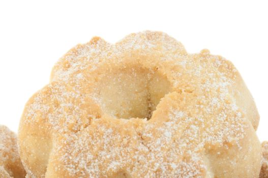 typical italian canestrelli cookies in studio