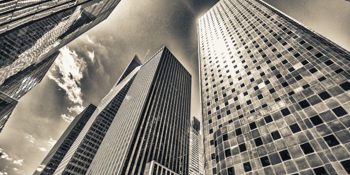 Manhattan, New York. City skyscrapers and skyline.