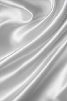 Smooth elegant white silk can use as wedding background 