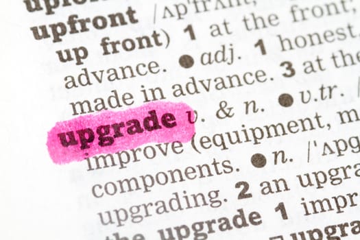 Upgrade Dictionary Definition single word with soft focus