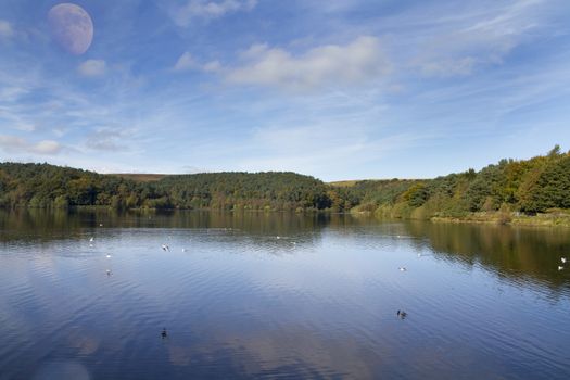 Ogden Water  Reservoir Halifax west yorkshire uk