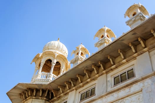 Different parts of  King's Memorials, Jaswant Thada, Jodhpur, Rajasthan, India