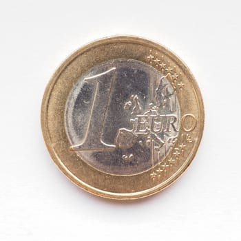 One Euro coin - currency of the European Union