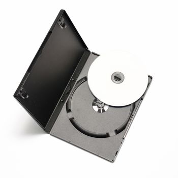 dvd case on a white background