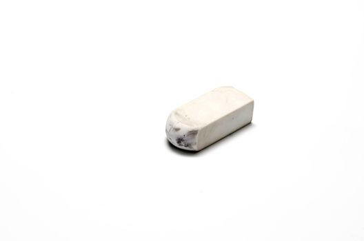 eraser on a white background