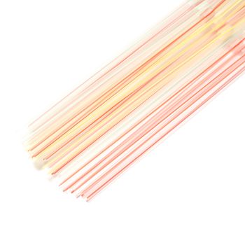 straw on a white background