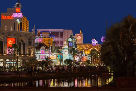 LAS VEGAS, NEVADA - MAY 31, 2009: Las Vegas Night view