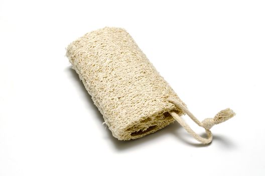 skin Loofah isolated on a white