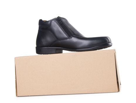 shoe. men's fashion shoe on background