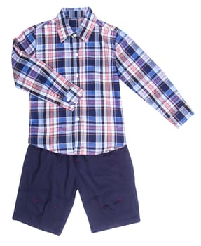 shirt. Children's wear "boy" on background