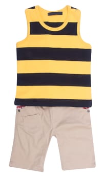 shirt. Children's wear "boy" on background