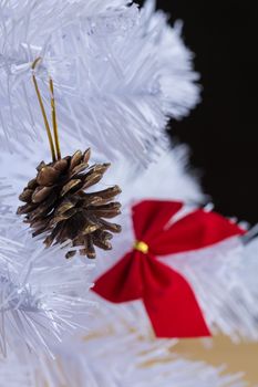 Christmas and New Year decoration. Selective focus. Creative background