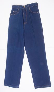 Jeans. Blue Jeans on background