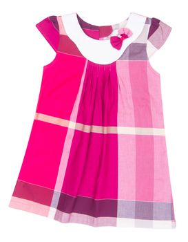 shirt. Children's "girl dress" on background