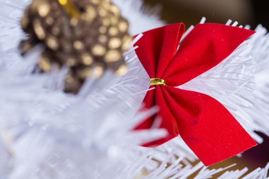 Christmas and New Year decoration. Selective focus. Creative background