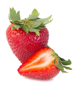 strawberries. Fresh strawberries on a background