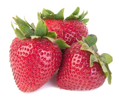 strawberries. Fresh strawberries on a background