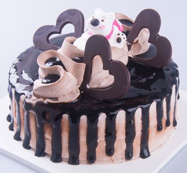 cake. chocolate ice cream cake