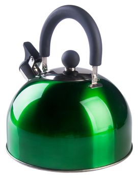 Kettle with whistle on the background.