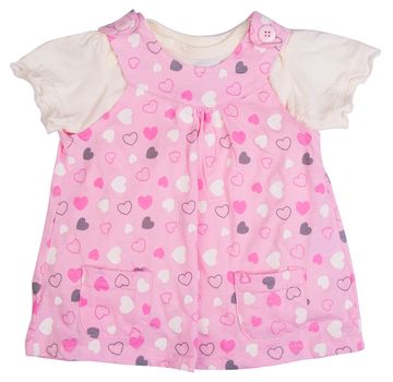 shirt. baby dress isolated "baby girl dress" .