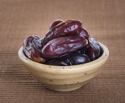 Dates, Dried dates on a background.