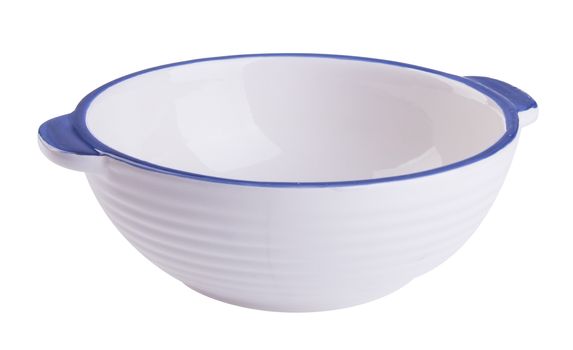 bowl. cooking ceramic bowl on white background.