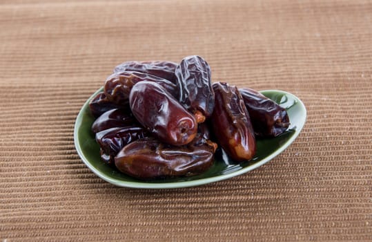 Dates, Dried dates on a background.