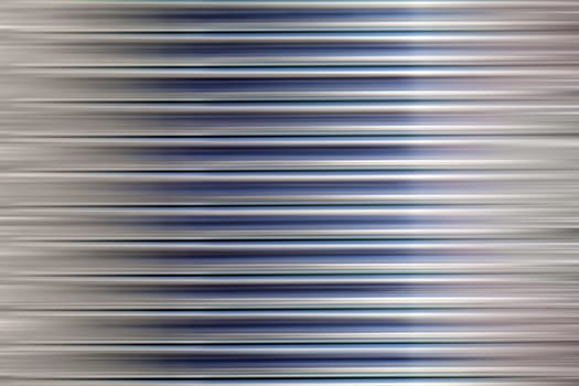 Blue metal stripes, soft background.