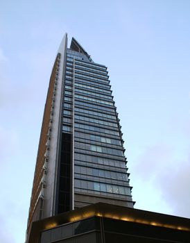 Skyscraper in Hong Kong as a big tower