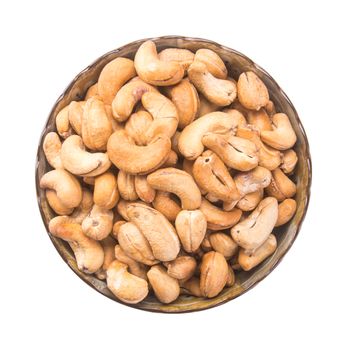 nuts. cashew nuts on background