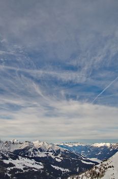 Mountains of Nassfeld in Austria