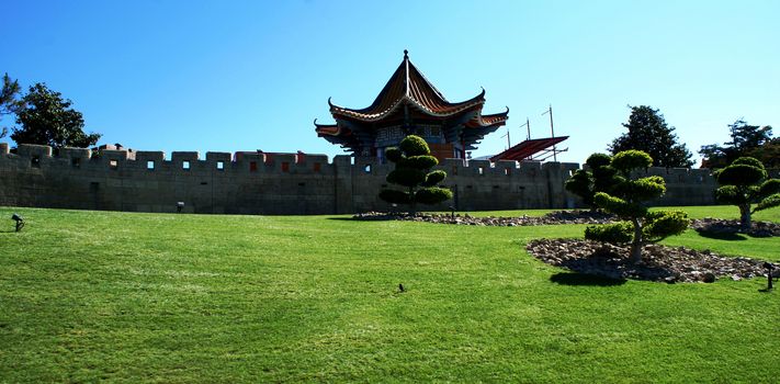 Nice house in asian style in Europe, Spain