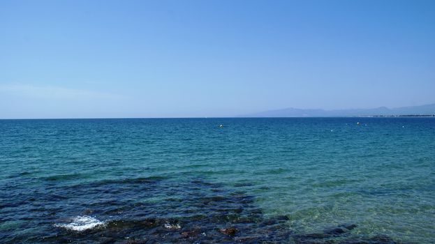 Differen kinds of blue, sky and sea