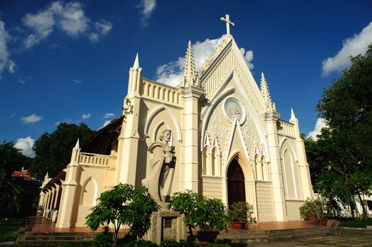 HOCHIMINH - AUGUST 17: The chapel in Saint Joseph seminary at Saigon - Hochiminh August 17, 2013 in Hochiminh city, Vietnam.