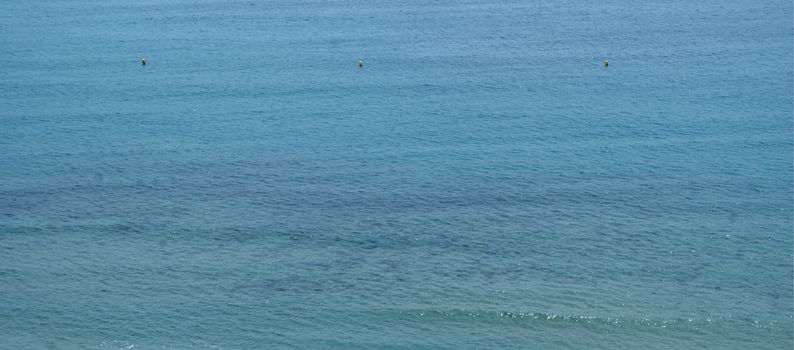 Mediterranean sea in Tarragona, only water, spain