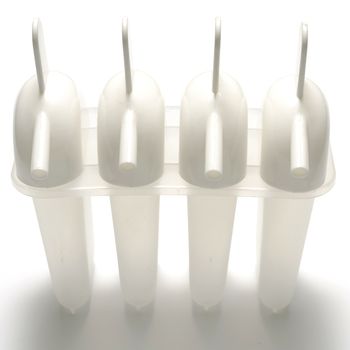 plastic ice cream making on a white background