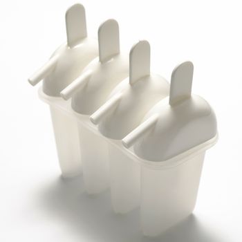 plastic ice cream making on a white background