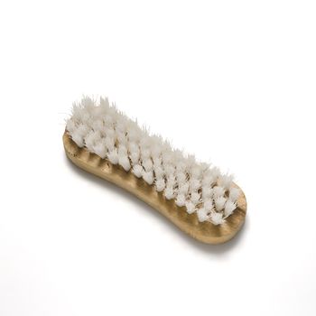 dirty wash brush on a white background