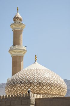 Image of the mosque in Nizwa, Oman