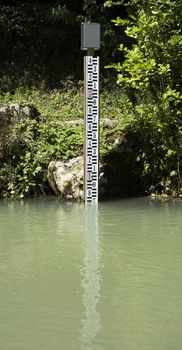 A depth Marker is showing water depth.