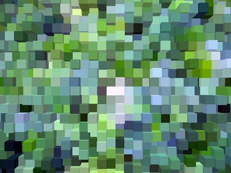 green texture with abstract square background