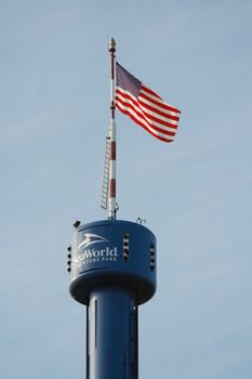 SAN DIEGO, CALIFORNIA, USA - JUNE 3, 2009: Sky Tower of Sea World in San Diego.